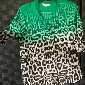 Calvin Klein rolled sleeve top size medium